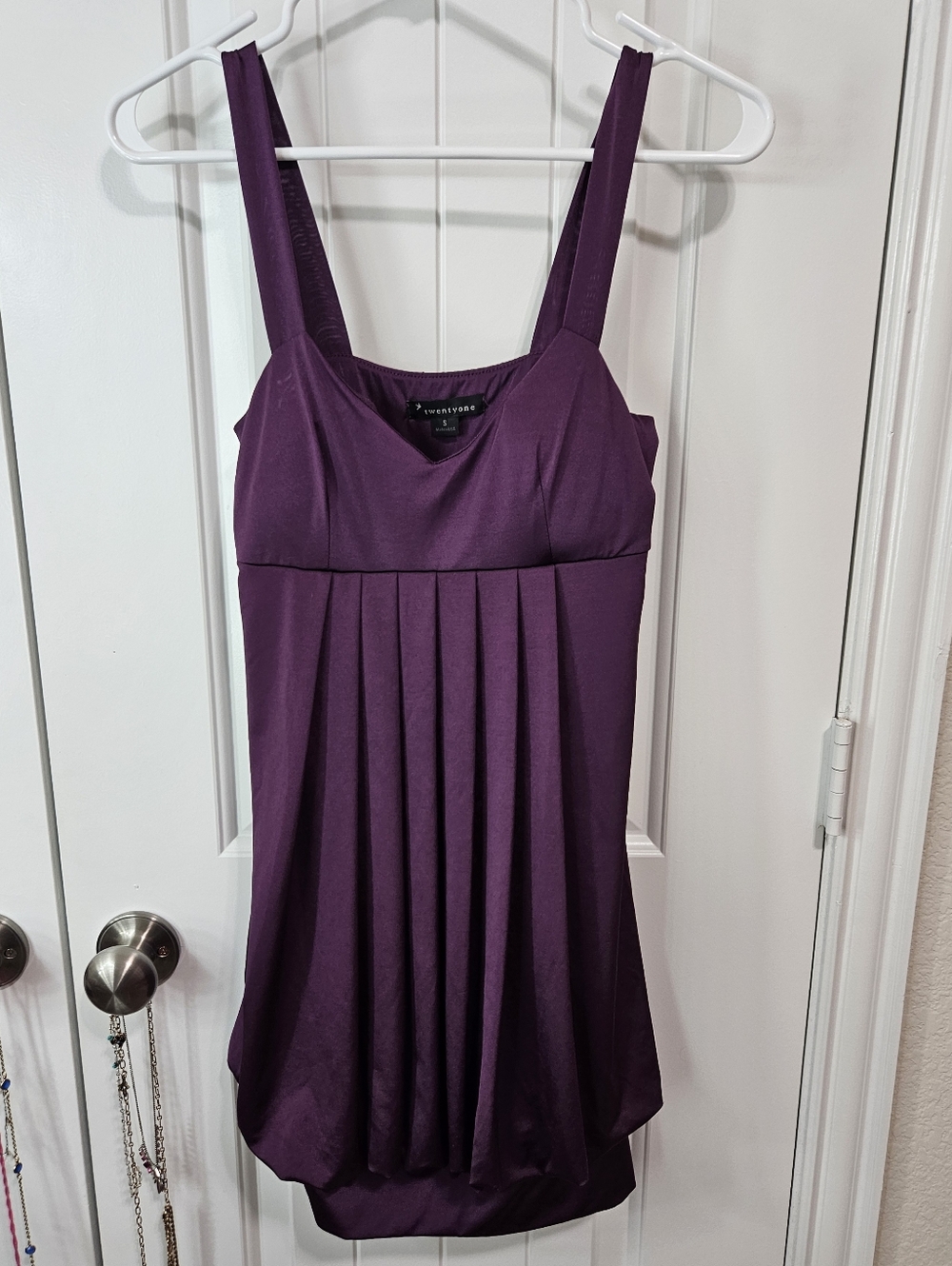 Pleated Babydoll Dress